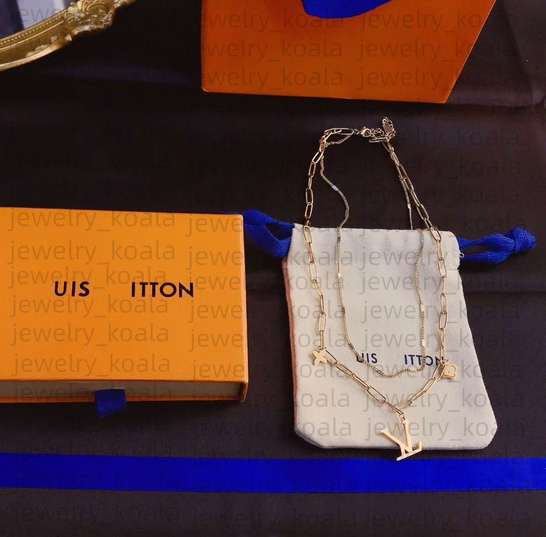 Luxury Brand Classic Stainless Steel Jewellery Luxury necklaces designer necklace Women&#039;s moissanite chain clover necklace