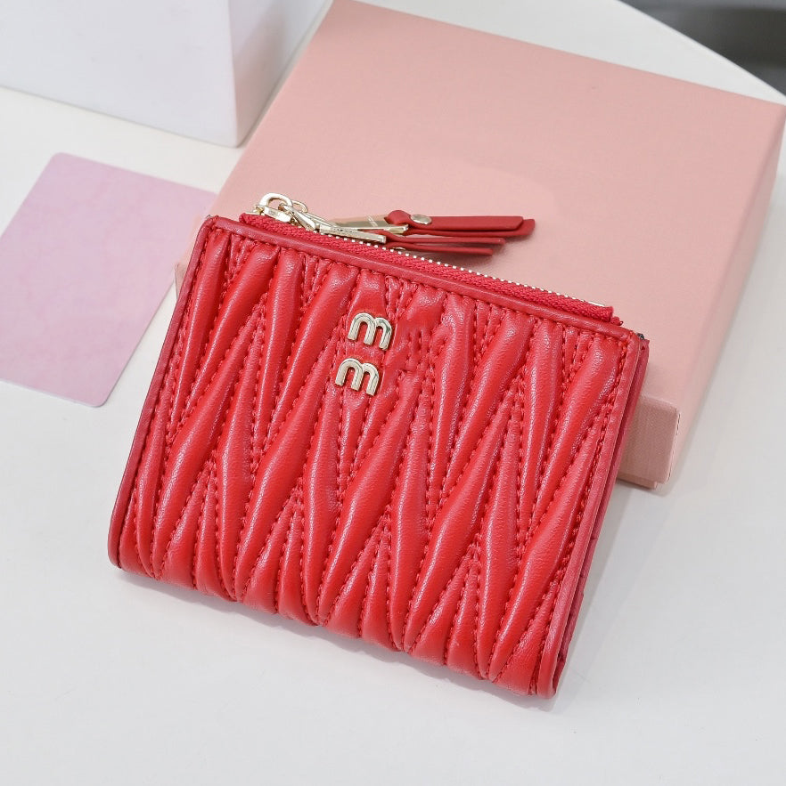 Designer Wallet Coin Pouch Cardholder High Quality Genuine Leather Sheepskin Luxury Wallets Zipper Poucht Card Case Card Holders Designer Wallets De