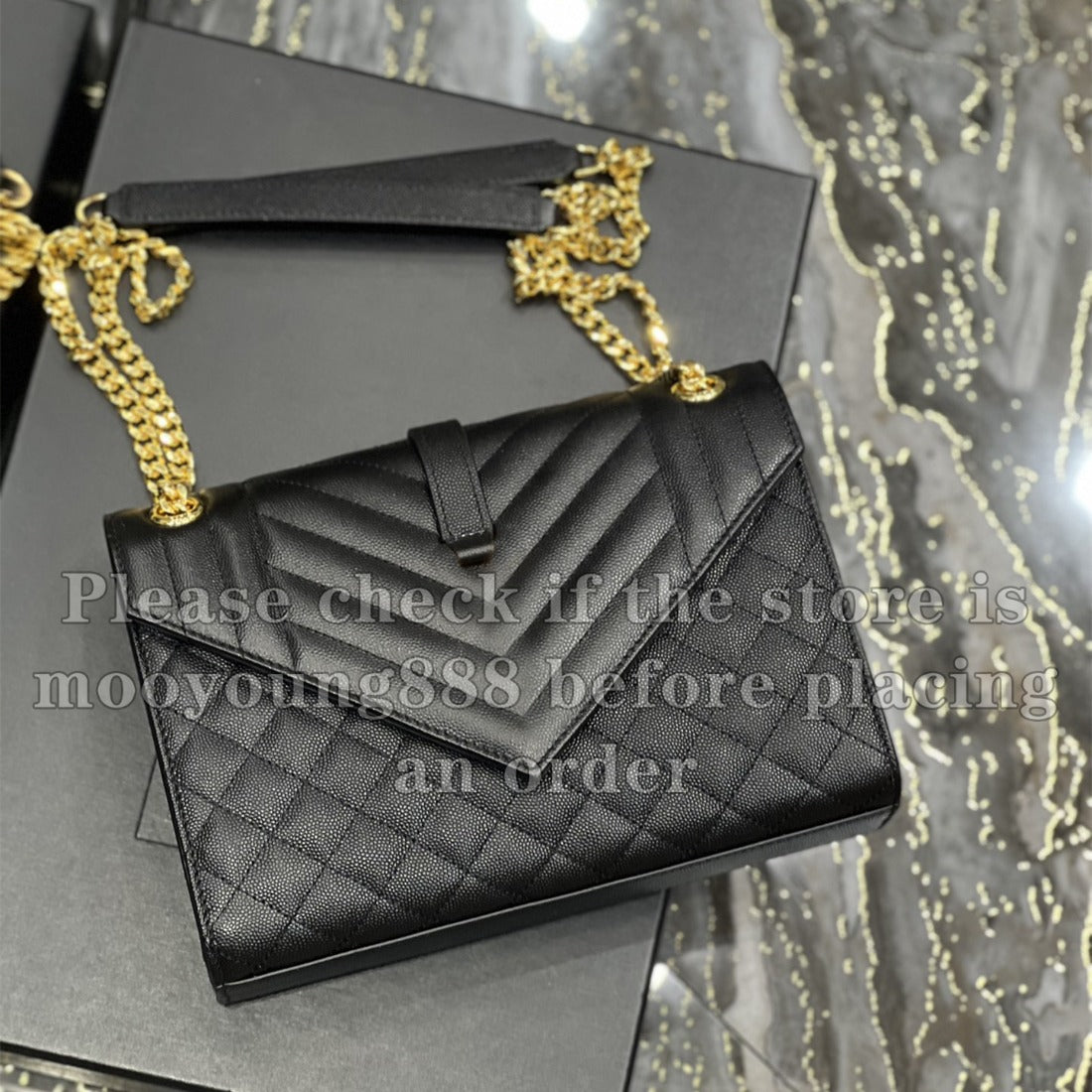 12A Upgrade Mirror Quality Designer Envelope Bag Shoulder Bag for Women Genuine Leather Handbag Quilted Bag Black Crossbody Purse Luxury Bag Strap w