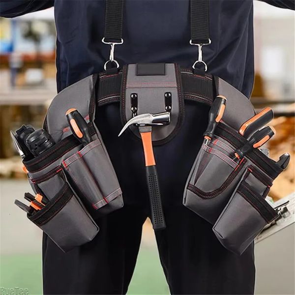 Hammer Holder Pouch Bag Combination With Strap Belt Organizer For Electrician Tool Man Gift