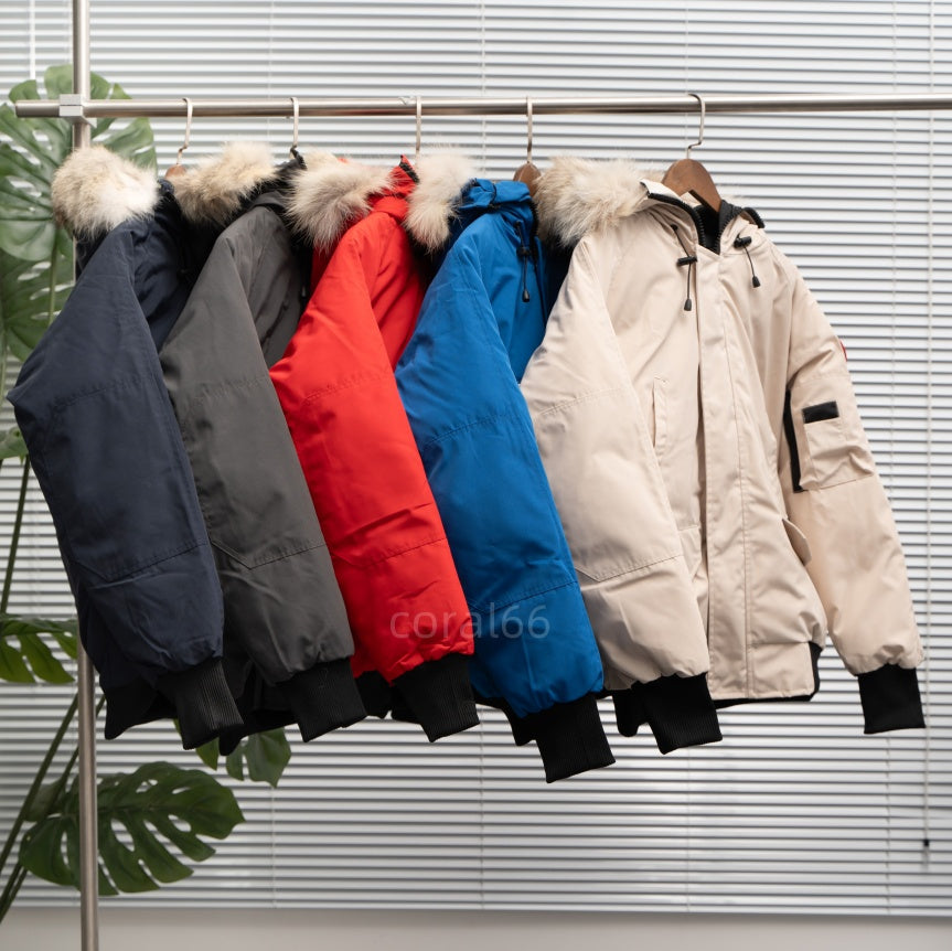 Winter Men Down Gooses Puffer Jacket Homme Outdoor Jassen Outerwear Real Coyote Fur Warm Hooded Windproof Waterproof Thicken Coat Hiver Parka Doudou