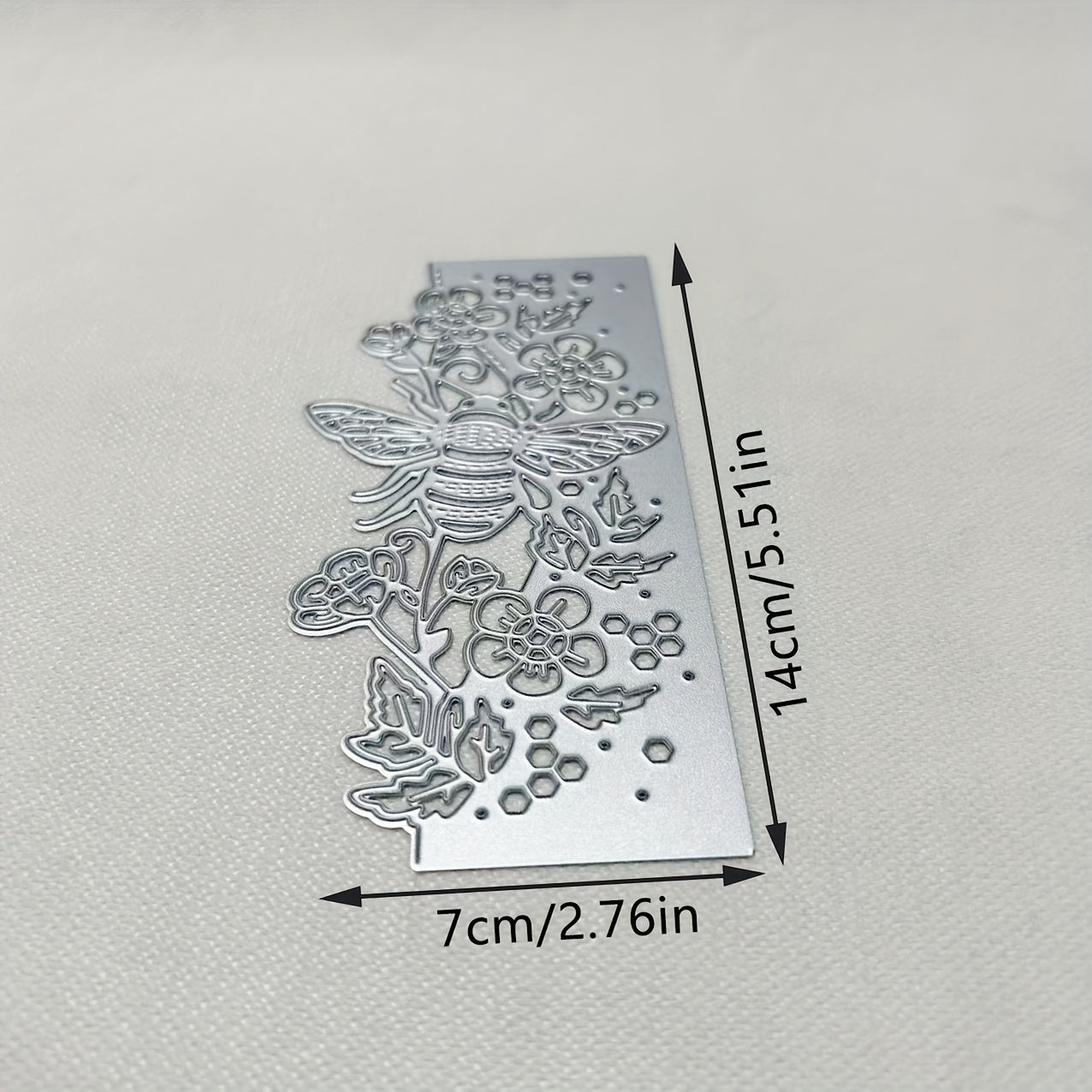 TEMU 1pc Bee Cards Metal Die Cut, Diy Scrapbooking Embossing Stencil, Handmade Greeting Card Making Metal Cutting Dies, Gift Card Making Tools