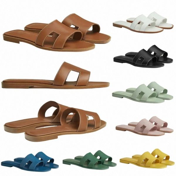 Women&#039;s Sandals Designer Sandals Slippers Slippers Leather and Rubber Flats Sandals Slippers e3PV#