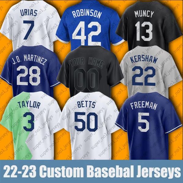 5 Freddie Freeman 50 Mookie Betts Baseball Jersey Chris Taylor Julio Urias Will Smith Clayton Kershaw Jerseys Jackie Robinson Gavin Lux Max