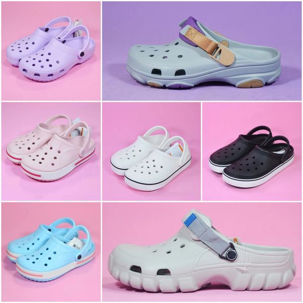 designer sandals slippers croccs slides Mens classic women men slide slipper rubbers sandal waterproof summer pantoufle sandal Black orange