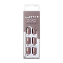 Kiss my face ImPRESS Uñas de premio color topo 30 piezas