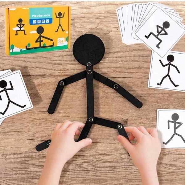 Montessori Material Diy Puzzle Toys Boards Educational Learning Toy para crianças pré -escolar Treinamento de motor fino C250121