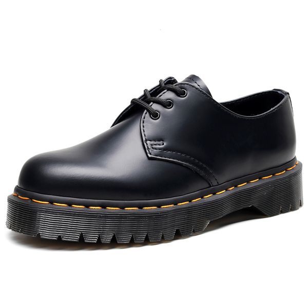 Size34-45 Men Lace-Up Dress Women Height Increasing Cow Mucsle Outsole Shoes