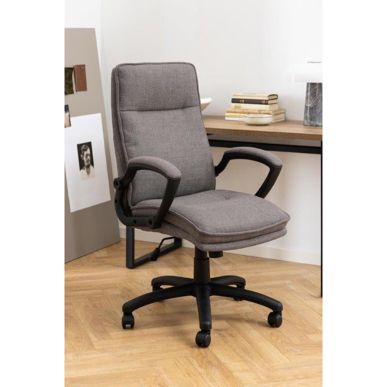 Brad Office Chair - Light Grey-Brown