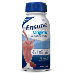 Ensure Original Nutrition Shake Strawberries & Cream 8oz Bottle
