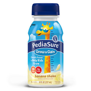 PediaSure Grow & Gain Shake Banana Cream 8 oz Bottle