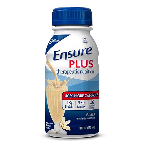 Ensure Plus Therapeutic Nutrition Shake Vanilla Shake  8 oz Bottle