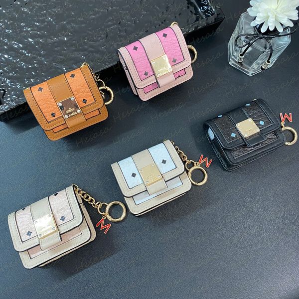 Luxury Letter Designer Earphone Package Universal for Airpods 1 2 3 Pro Series Wireless Charging House Mini Purse Bluetooth Headset Earbuds