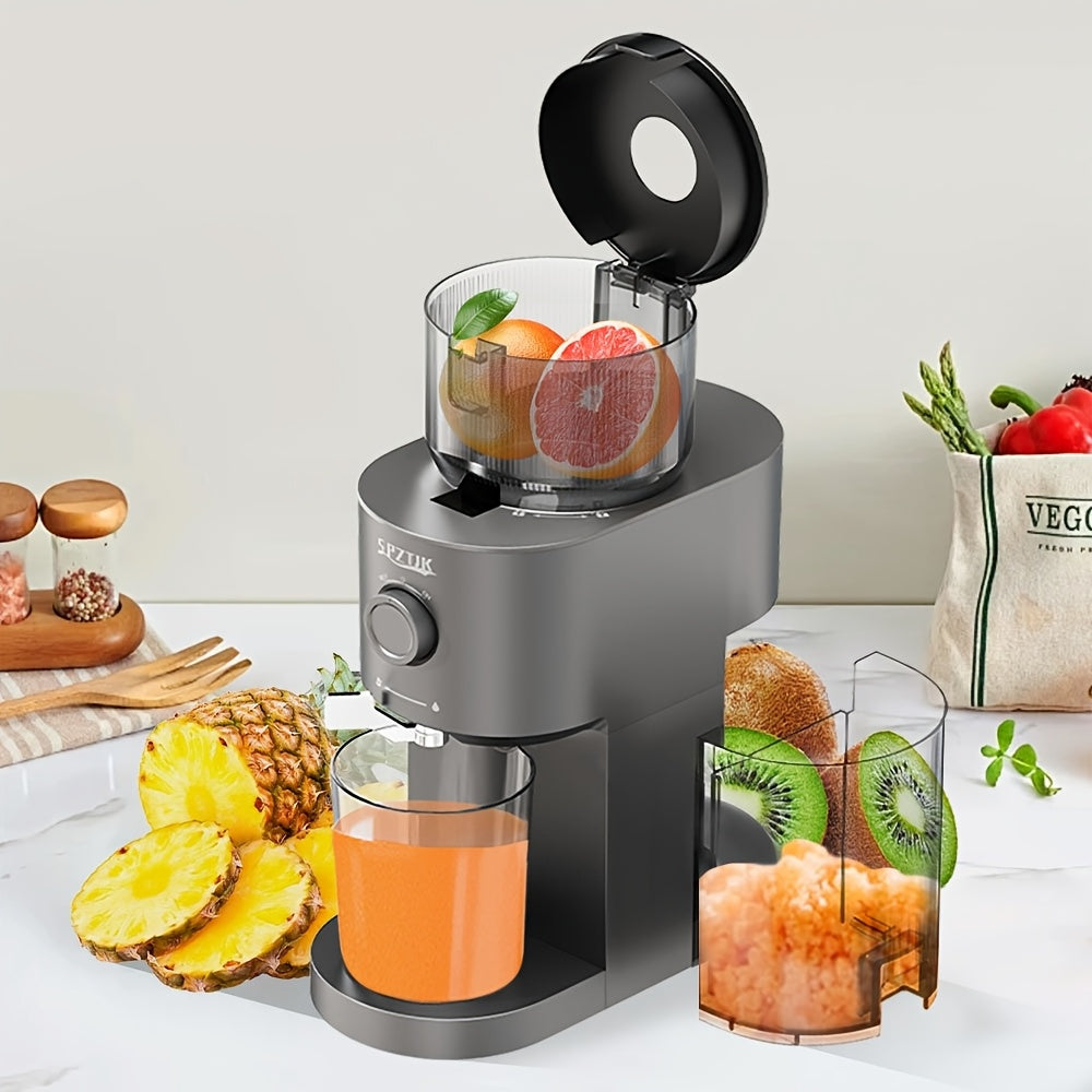 TEMU Powerful Centrifugal Juicer Machine - Wide Mouth Feed Chute For And Vegetable Extraction, Cold Press Juicer, -juice Separation, , Bpa-free, For