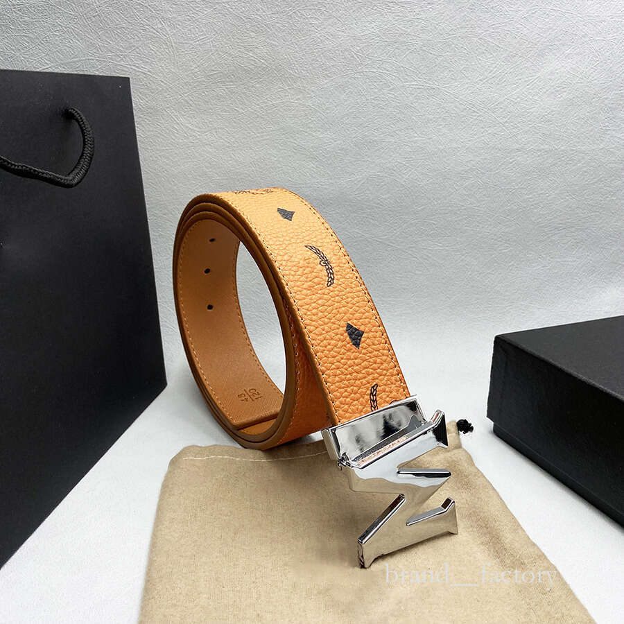 buckle leisure top leather men &#039;s fashion width classic d esigner business 3.8cm metal women&#039;s belt M C ceinture wo