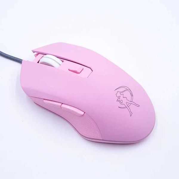 High Quality Pink Girl Laptop Desktop USB Office Silent Luminous Beautiful Mouse Wireless Gaming Mouse Gift Z250102