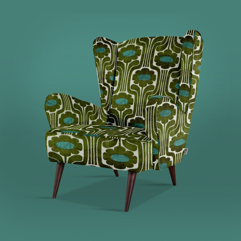 Orla Kiely Alma Armchair - Patterned Fabric