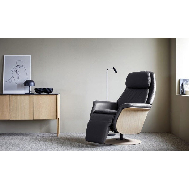 Stressless Sam Power Recliner Chair - Upholstered - Disc - Cori Leather