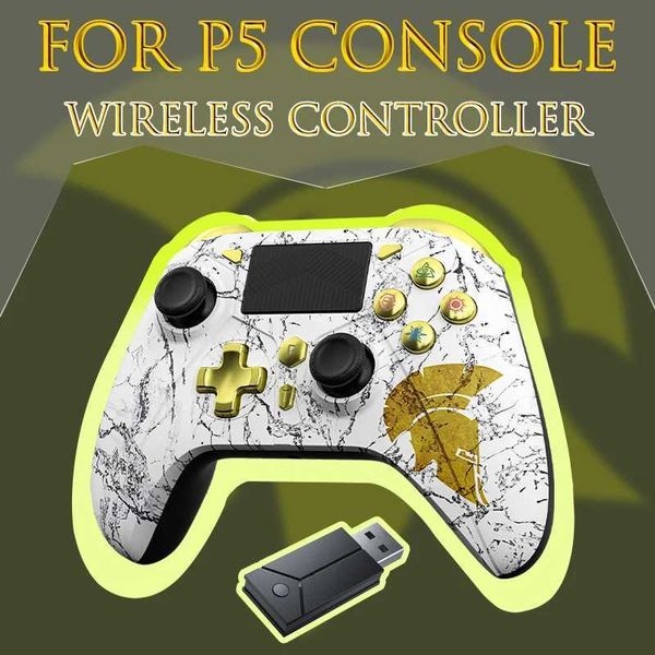 Game Controllers Joysticks For 5 Console Wireless Gamepad W- Turbo Dual Sense Vibrate Controller Programming Function Gaming Joystick Access