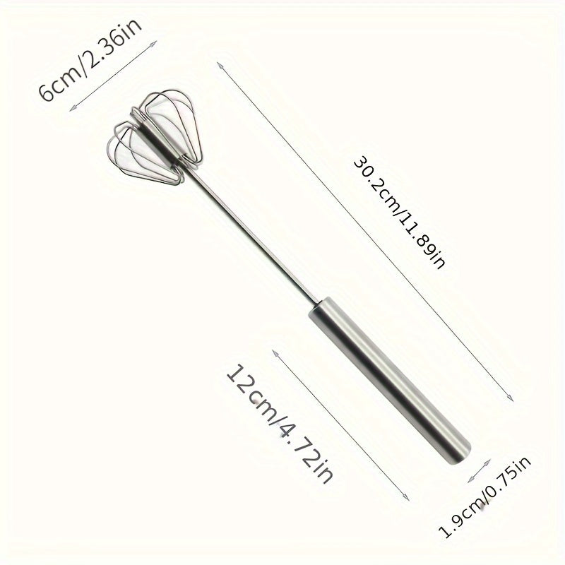 TEMU Household Semi-automatic Mixer, Rotating Handheld Mixer, Kitchen Tool