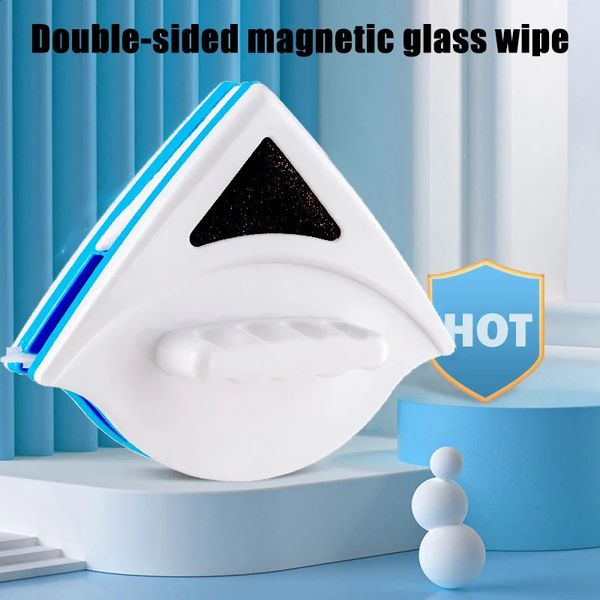 3-30mm Double Side Magnetic Window Wiper Glass Cleaner Brush Tool Household Cleaning Fan Shape Window Magnetic Cleaner 241216
