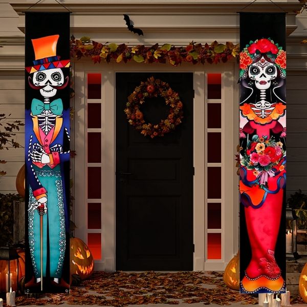 Other Event Party Supplies Mexican Day Of The Dead Party Porch Sign Halloween Hanging Door Curtain Banner Picado Papel Mexican Fiesta Sign P