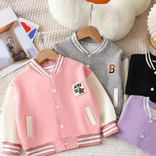 Autumn Childrens Clothing Sports Baseball Uniform Outer;