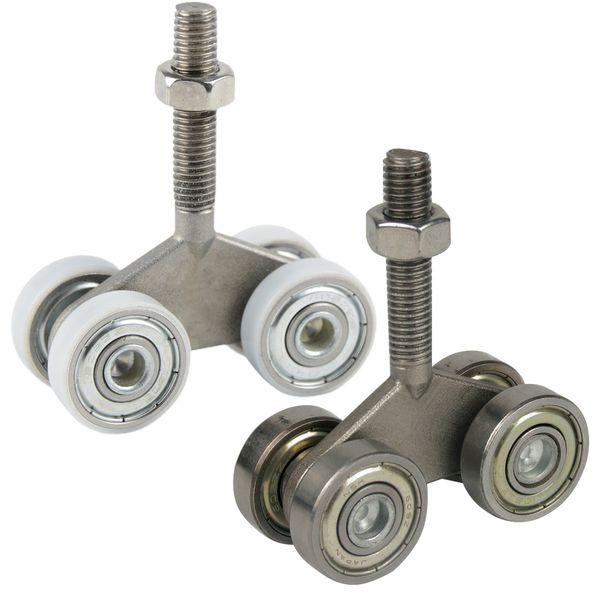 Workshop Ultra-quiet Roller Wooden Sliding Door Pulley Hanging Track Curtain Heavy Lifting Wheel Glass Bearing Factory Warehouse