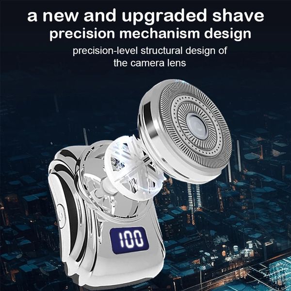 Portable Electric Shaver For Mens Shaving Machine Beard Trimmer Mini Rechargeable Razor For Travel Car Smoothing Machine 240814