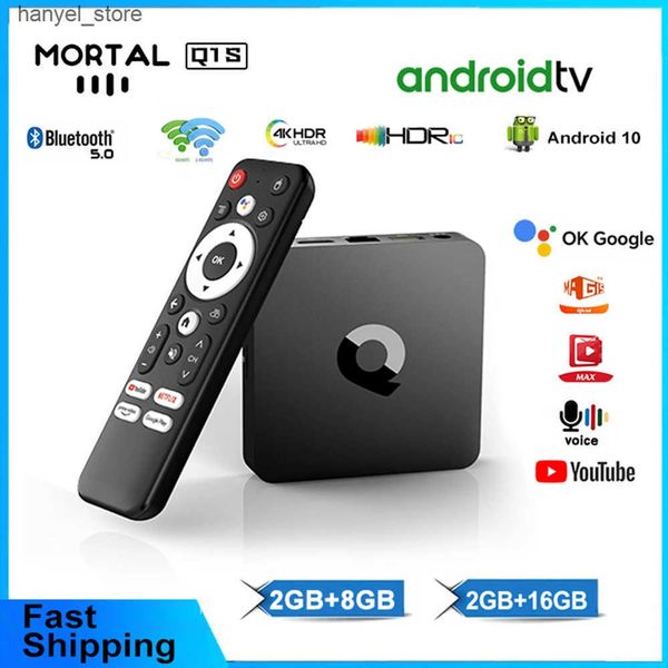 Set Top Box Mortal Q1S TV Box Android 10 Allwinner H313 Quad-core Cortex A53 Set Top Box 4K 2.4G 5.8G Dual WIFI YouTube Streaming Player L24