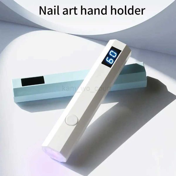 Handheld Mini Nail Lamp Portable USB Power Storage Nail Dryer Heating Polishing Flashlight LED UV Lamp Nail Gel Quick-dryin U7U4M240729