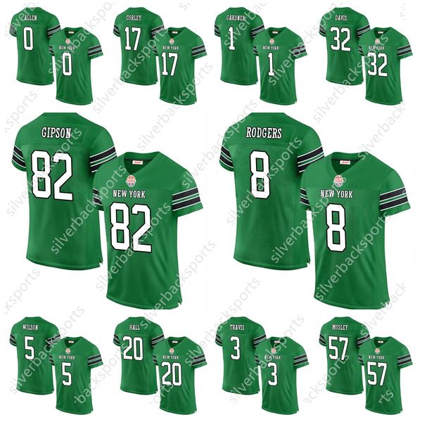 2024 Shxinet Aaron 8 Rodgers Football Jersey 0 Braelon Allen Breece 20 Hall Football Jerseys Men-Youth-Women Custom Stitched Any Name Number