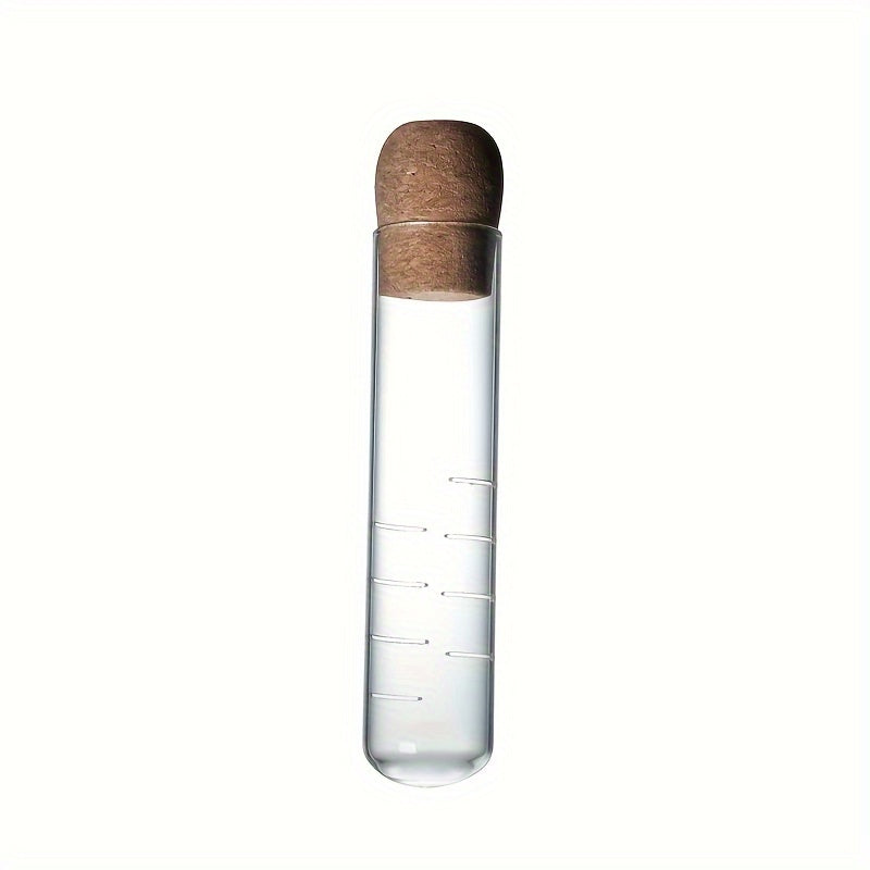 TEMU Glass Tea Infuser Empty Bottle Mini Transparent Tea Strainer Cork Glass Bottle Tube Brewing Test Tube Tea Set Kitchen Tools