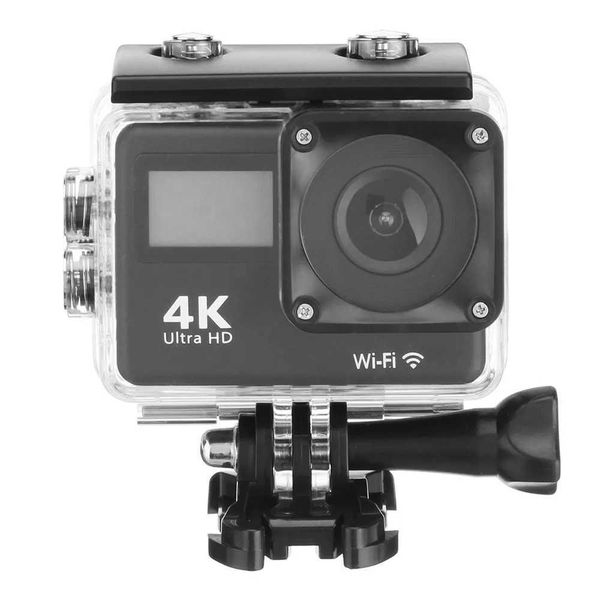 High Quality 4K Ultra HD Action Camera Dual IPS LCD WiFi 20MP 170D Network Camera DVR 30M Waterproof Sports DV Helmet Video Camera Allwinner