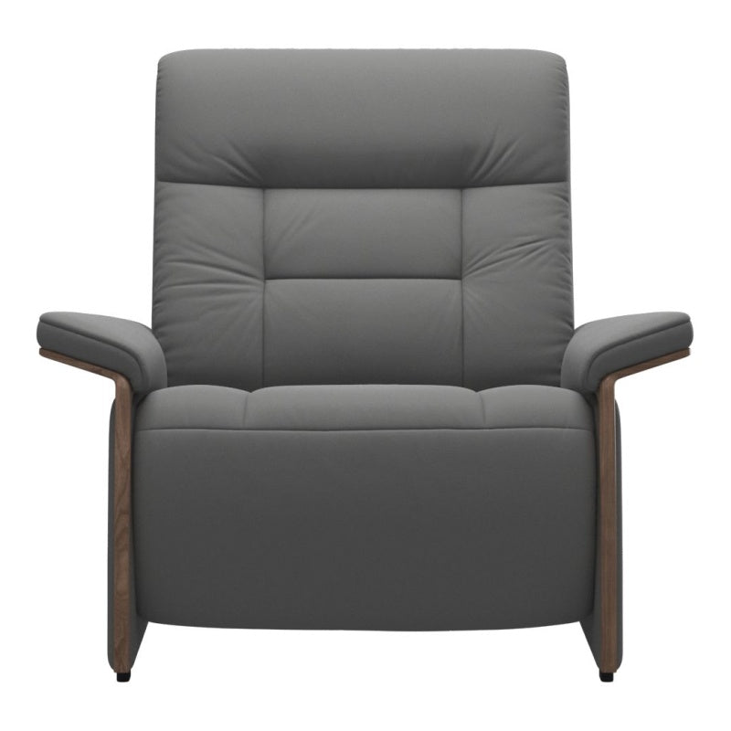 Stressless Mary Recliner Chair With Wooden Arms - Paloma Leather - Power