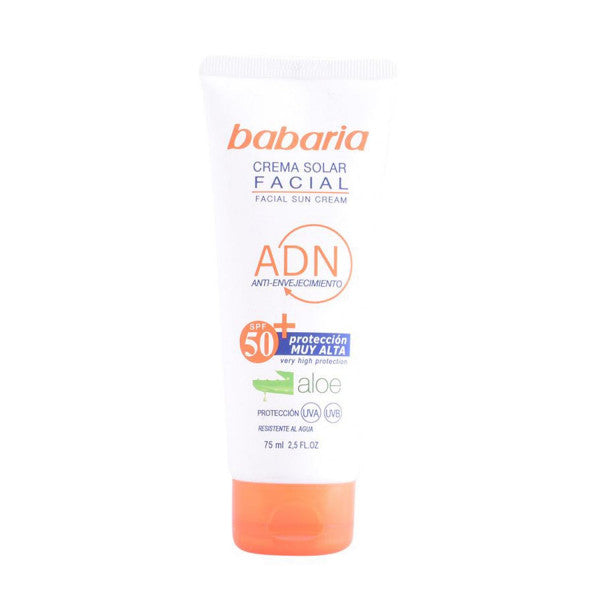 Facial cream - Babaria Ochrona przeciwsłoneczna 75 ml