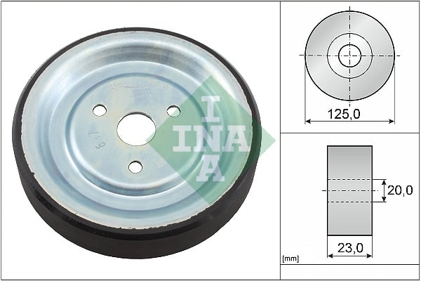Deflection-Guide Pulley, v-belt INA 532 0912 10