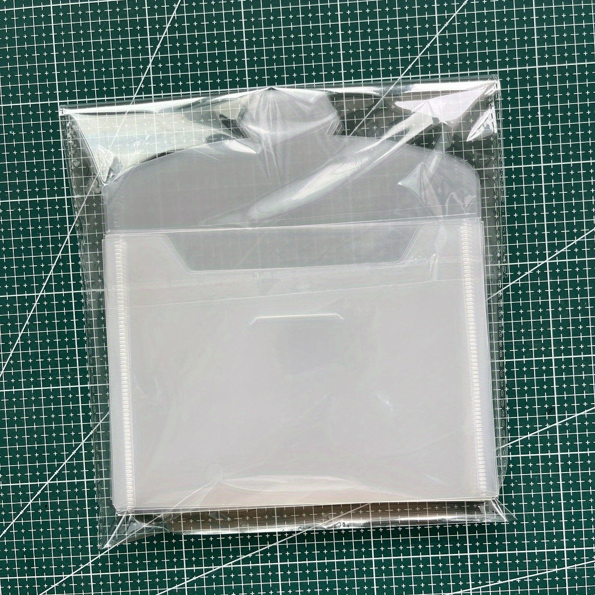 TEMU 10pcs Transparent File Bag, File Storage Bag, Plastic Storage Bag For Storing Scrapbooking Storage Cutting Dies, Paper Cards