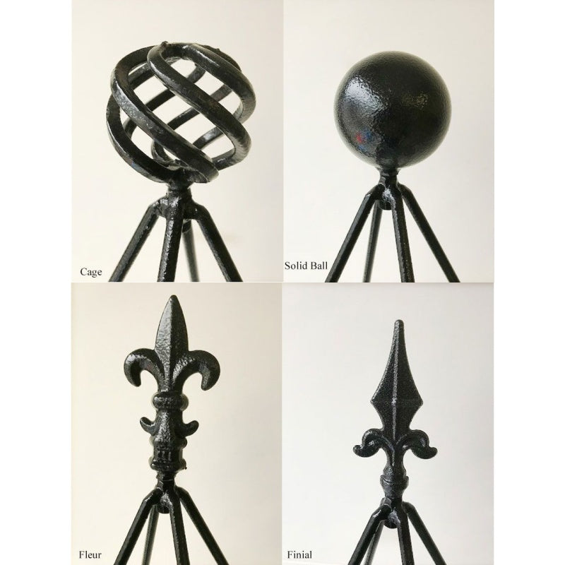 Mix and Match Top For Poppy Forge Cleo and Hampton Obelisk - Black - Ball and Cage