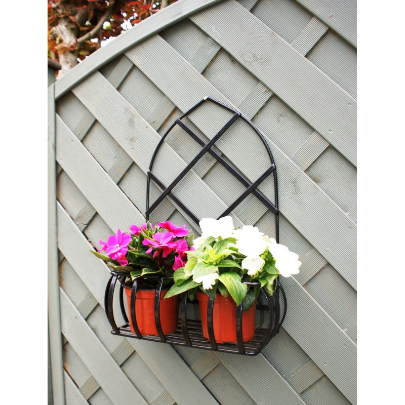 Poppy Forge Gothic Wall Planter - Rust