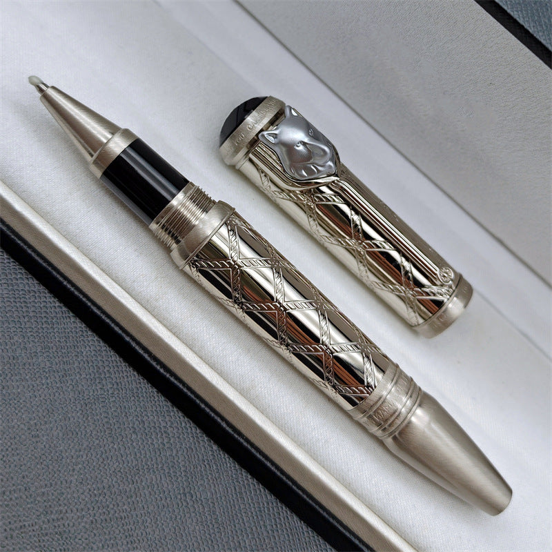 Famous Character R-KPL Limited Edition Rollerball Pens Luxury Writing Gift Metal Reliefs Wolf&#039;s Head Design Fountain pens