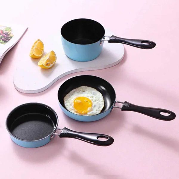 Mini Pan Omelet Maker Kitchen Fried Egg Pan Cooking Non-Stick Pan With Non-Slip Handle Outdoor Portable Cookware Y250118