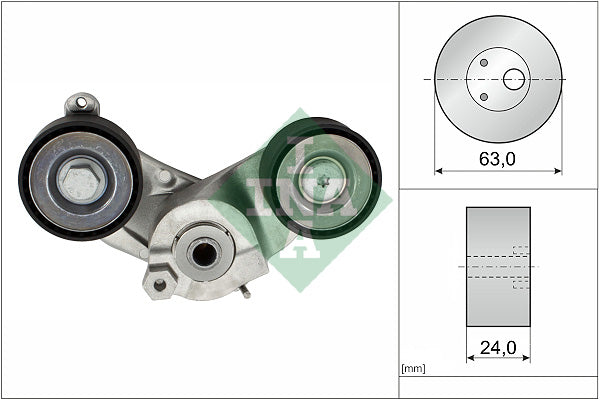 Belt Tensioner, v-ribbed belt INA 534 0933 10