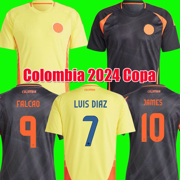 Colombia 2024 Copa America Home Away Kits soccer jerseys ARIAS FALCAO JAMES 24 25 football shirts sets men kids