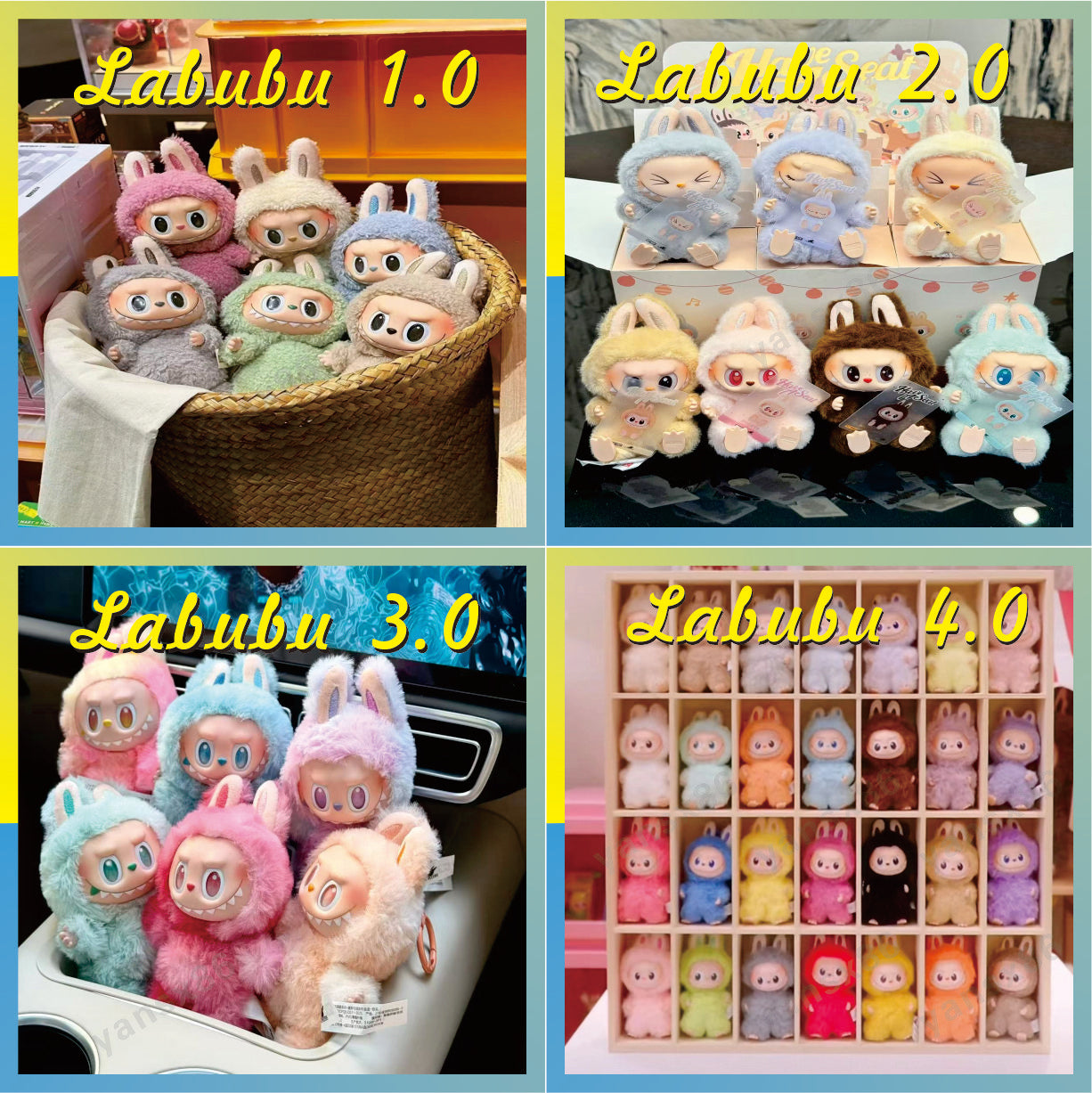 Labubu cute plush doll, blind box toy V1 V2 V3 V4series,Labubu plush toy,Labubu Blind Box labubu doll Christmas present Keychain