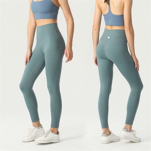 5A quality Leggings Women Push-up Fiess Soft Align Elastic Hip Lift T-shaped Sports Pants Running Training Lady leggings Llzg