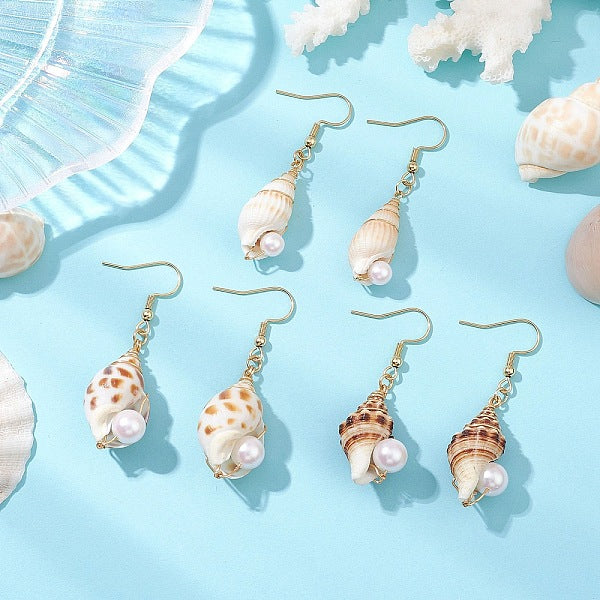 3 paire de boucles d'oreilles pendantes en acier inoxydable 304 pour femmes et hommes