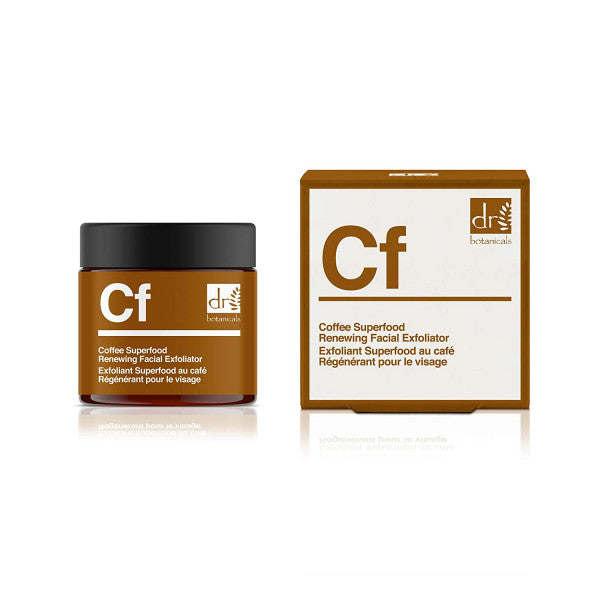 CF Exfoliant Superfood au café Régénérant pour le visage - Dr. Botanicals Cleanser - Make-up remover 50 ml