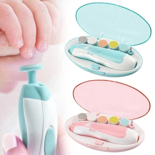 Baby Electric Nail Trimmer Kid Polisher Tool Care Multifunctional Fingernail Cutter Infant Manicure Set 241230