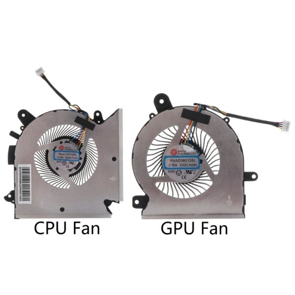 Notebook Radiator for MSI GF63 8RC 8RD MS-16R1 MS-16R2 Series CPU GPU Cooling Fan 5V 0.55A 4-pin Laptop Cooler PABD08008SH
